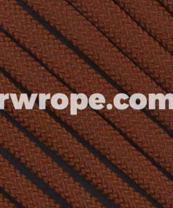 E. L. Wood Braiding Co. 650 Paracord Flat Coreless - Chocolate #11