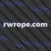 E. L. Wood Braiding Co. Paracord 550 -Thin Blue Line #141