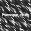 E. L. Wood Braiding Co. Paracord 550 - Black & White Camo (Zebra) #149