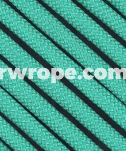 E. L. Wood Braiding Co. 650 Paracord Flat Coreless - Neon Turquoise #16