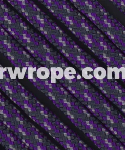 E. L. Wood Braiding Co. Paracord 550 - Purple Rain #166