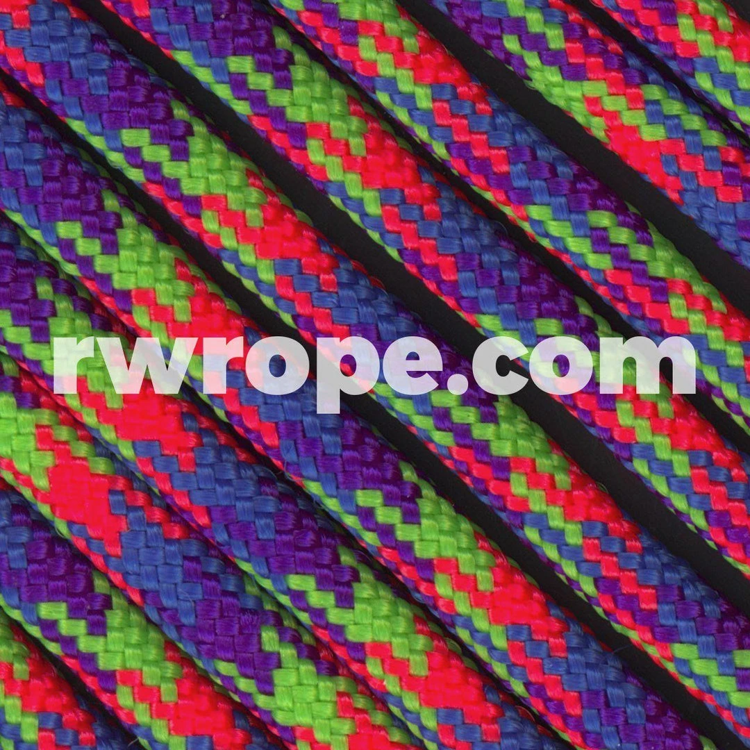 E. L. Wood Braiding Co. Paracord 550 - Mardi Gras #178 1 E. L. Wood Braiding Co. Paracord 550 - Mardi Gras #178