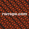 E. L. Wood Braiding Co. Paracord 550 - Neon Orange Diamonds #227