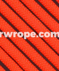 E. L. Wood Braiding Co. Paracord 550 - Neon Orange #24