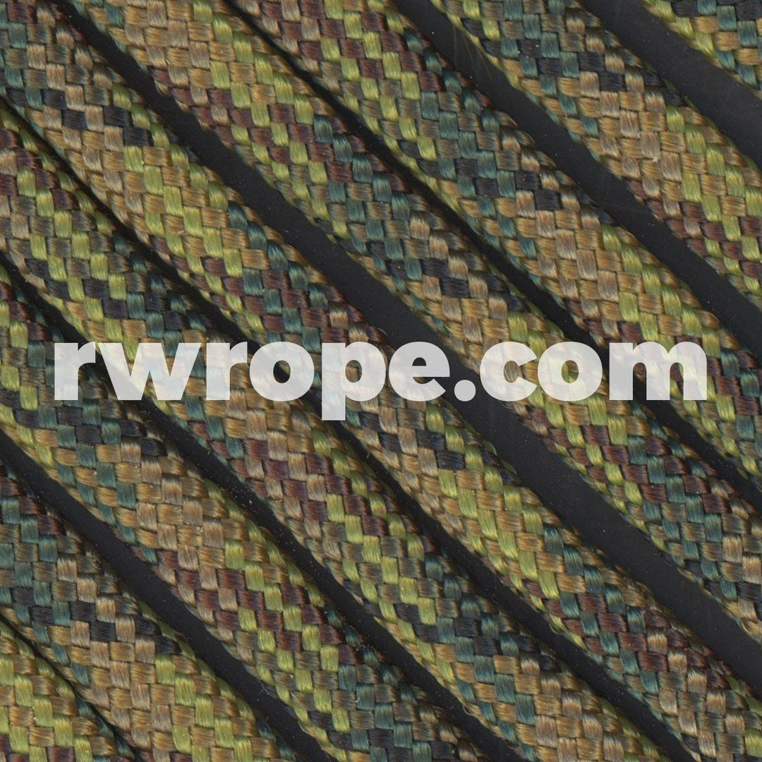E. L. Wood Braiding Co. Paracord 550 - Bayou Camo #243 1 E. L. Wood Braiding Co. Paracord 550 - Bayou Camo #243