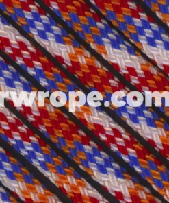 E. L. Wood Braiding Co. Paracord 550 - Dutch Pride #273