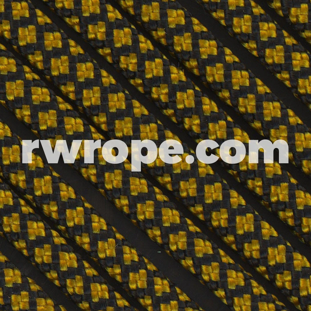 E. L. Wood Braiding Co. Paracord 550 - Goldenrod Diamonds #280 1 E. L. Wood Braiding Co. Paracord 550 - Goldenrod Diamonds #280