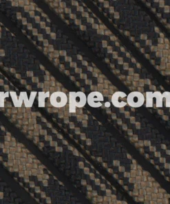 E. L. Wood Braiding Co. Paracord 550 - Obsidian #319
