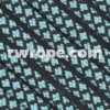 E. L. Wood Braiding Co. Paracord 550 - Turquoise Diamonds #347