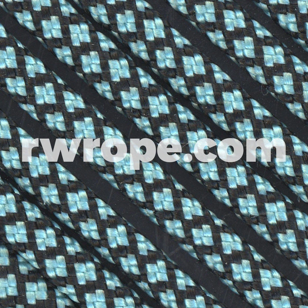 E. L. Wood Braiding Co. Paracord 550 - Turquoise Diamonds #347 1 E. L. Wood Braiding Co. Paracord 550 - Turquoise Diamonds #347
