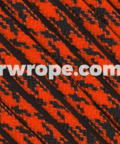 E. L. Wood Braiding Co. Paracord 425 Tactical - Neon Orange Camo #64