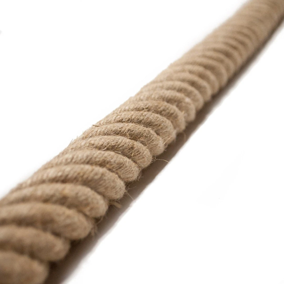 Langman Ropes Six Strand Hemp Rope 33mm - Natural Fiber Climbing Rope 2 Langman Ropes Six Strand Hemp Rope 33mm - Natural Fiber Climbing Rope