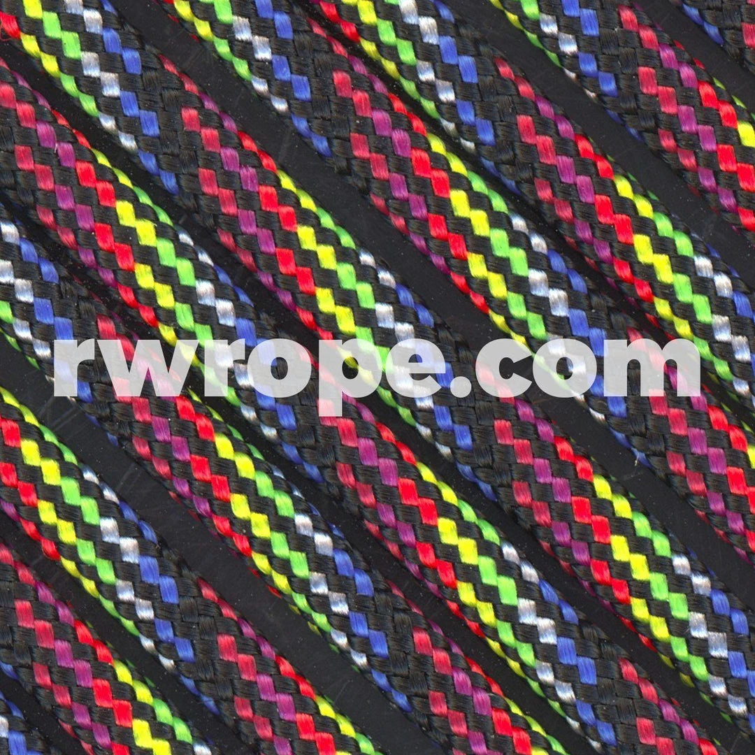 E. L. Wood Braiding Co. Paracord 550 - Dark Stripes #79 1 E. L. Wood Braiding Co. Paracord 550 - Dark Stripes #79
