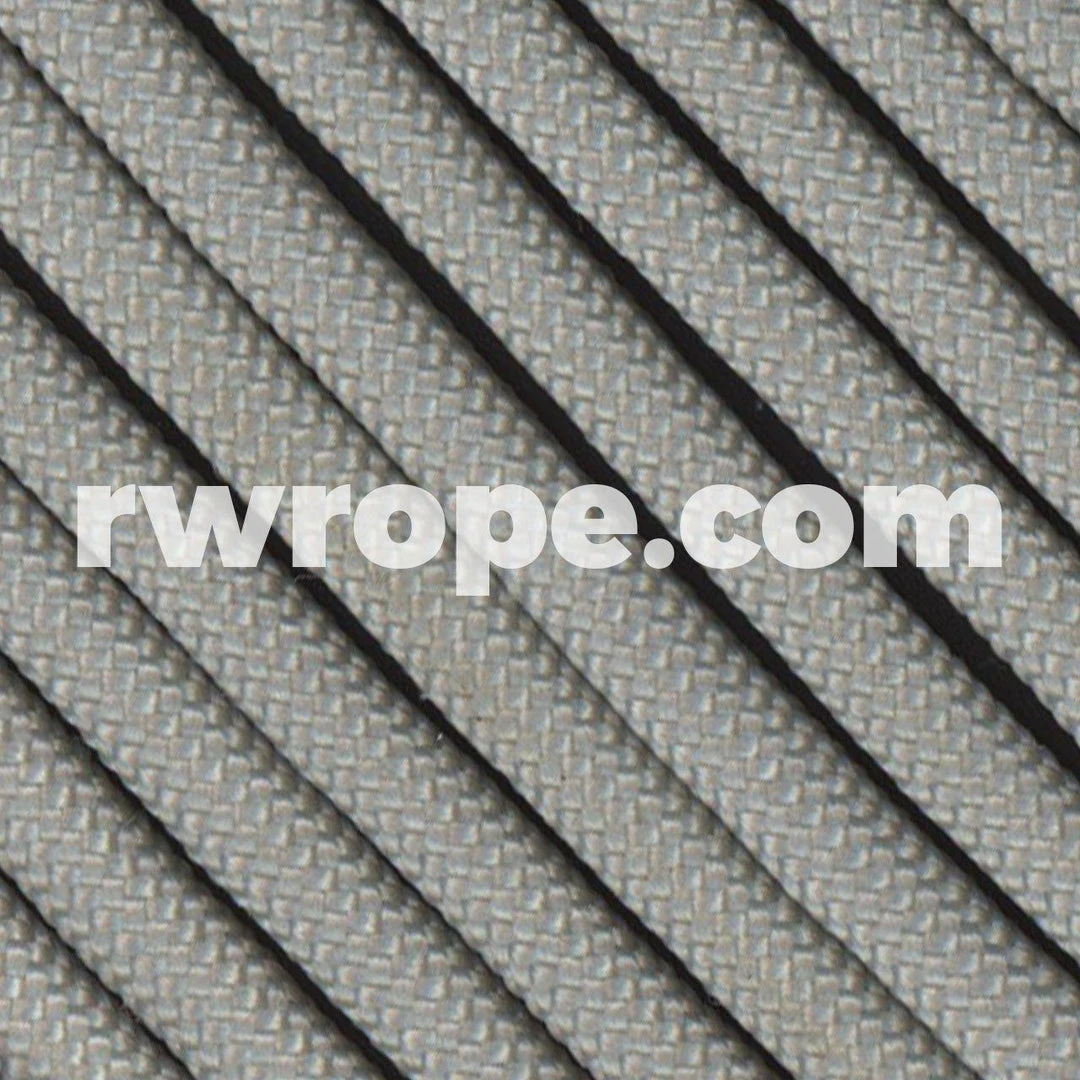 E. L. Wood Braiding Co. Paracord 550 - Silver #8 1 E. L. Wood Braiding Co. Paracord 550 - Silver #8