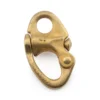 Davey & Company LTD Davey & Company Brass Snap Shackle - Fixed Eye