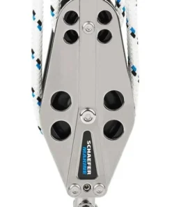 Schaefer Stainless Fiddle Block With Becket 505-55 Marine Hardware
